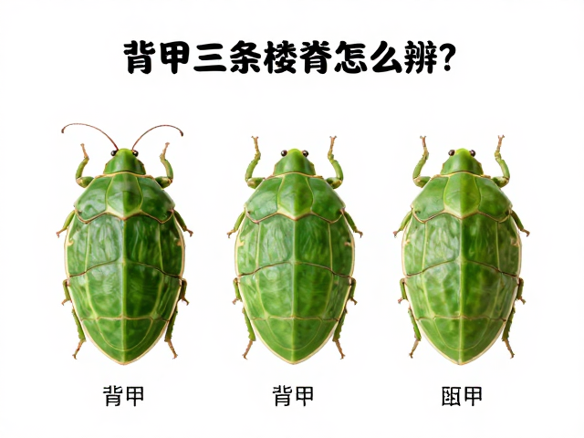 背甲三条棱脊怎么辨?幼苗鉴别技巧与图谱对照指南