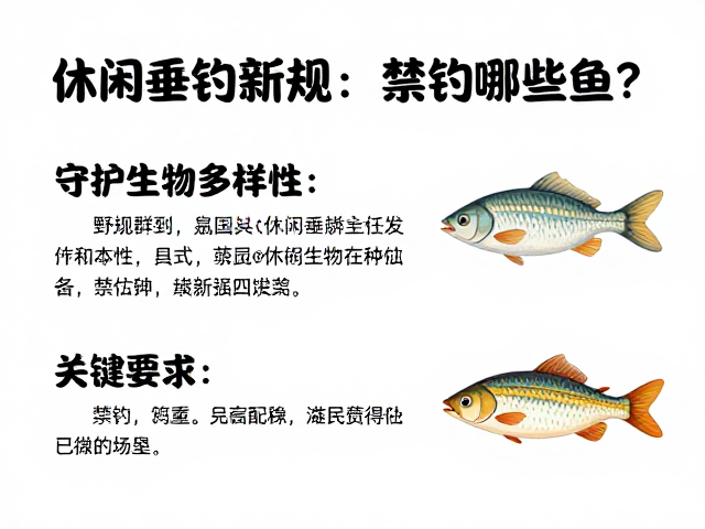 野生种群下降！休闲垂钓新规，守护生物多样性，禁钓哪些鱼？