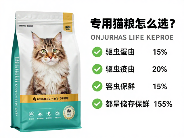 专用猫粮怎么选?驱虫疫苗与容量尺寸全攻略