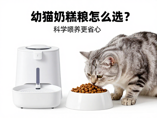 幼猫奶糕粮怎么选？搭配智能饮水机，科学喂养更省心