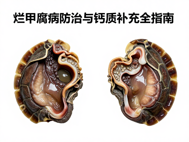 烂甲和腐皮区别?龟腐皮病防治与钙质补充全指南