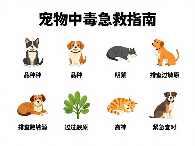 宠物中毒急救指南,区分品种、排查过敏原与紧急应对
