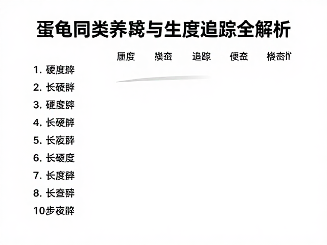 蛋龟同类混养指南,硬度要求与生长速度追踪全解析