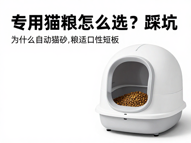 专用猫粮怎么选?配合自动猫砂盆做适口性测试,选对不踩坑