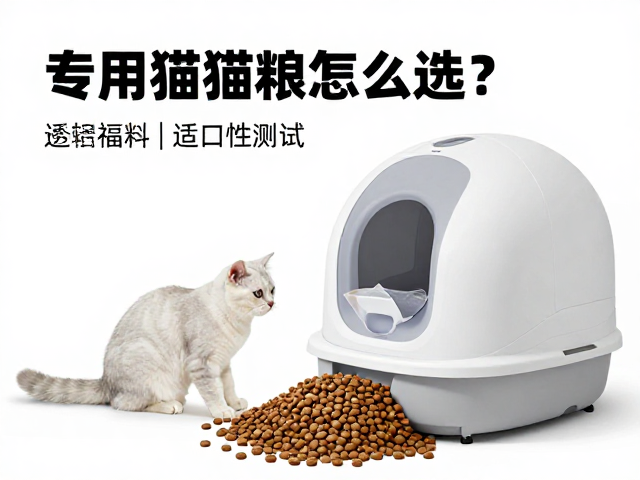 专用猫粮怎么选?配合自动猫砂盆做适口性测试,选对不踩坑