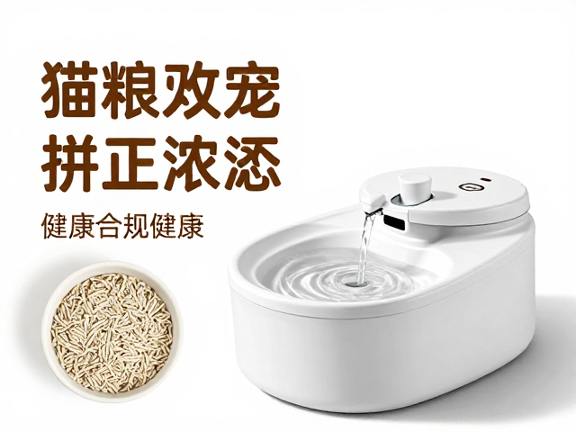 专用猫粮搭配豆腐砂与流动饮水机,打造健康养宠新生态