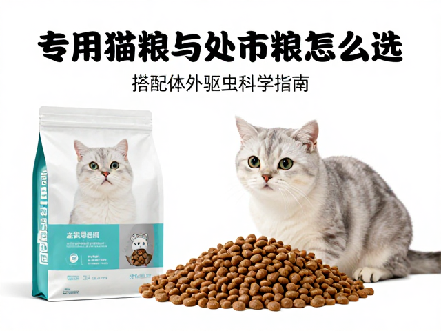 专用猫粮与处方粮怎么选?搭配体外驱虫药的科学喂养指南