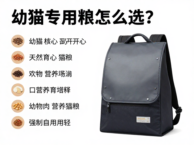 幼猫专用猫粮怎么选?宠物双肩背包推荐与必备用品清单