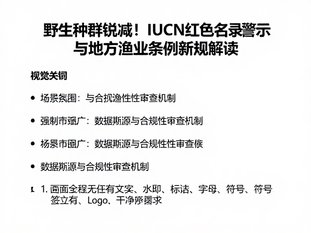 野生种群锐减！IUCN红色名录警示与地方渔业条例新规解读