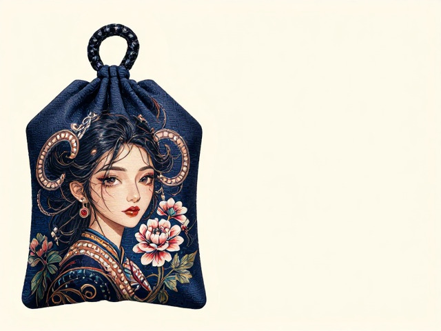 羊角花经典羌绣图腾荷包香包，保持干燥防潮保存指南