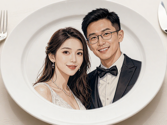 婚宴餐具个性化定制,融入新人姓名,打造独一无二的婚礼纪念品