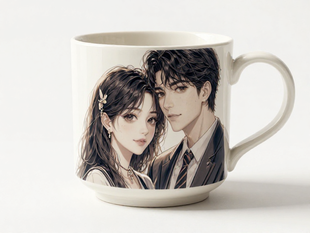 手工陶瓷杯定制图案,为夫妻打造专属浪漫纪念礼品