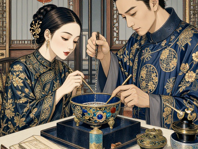 掐丝珐琅的繁复制作工序解析