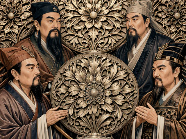 錾刻花卉纹样工艺,八仙祝寿题材的装饰性与实用性融合解析