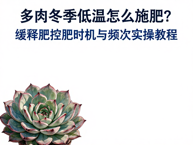 缓释肥在冬季的控肥时机与科学施用逻辑