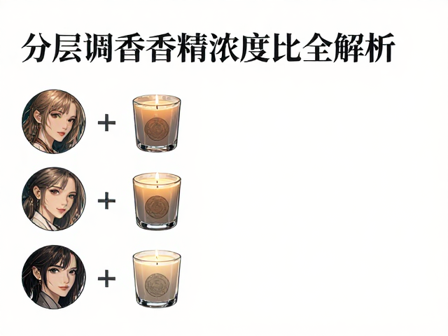香薰蜡烛配香指南，分层调香与香精浓度配比全解析