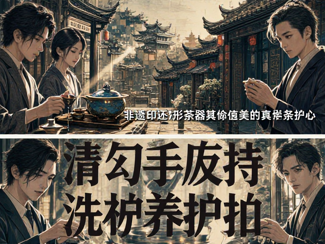 非遗印还成型茶器，融入地域建筑美学，使用后及时清洗养护指南