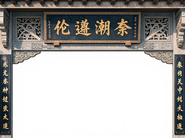 广东潮州园林廊檐装饰，牌匾楹联的文化韵味与鉴赏指南