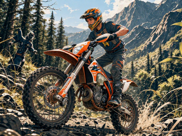 KTM 250/300 EXC林间穿行与山地攀爬实测，越野小车极限挑战