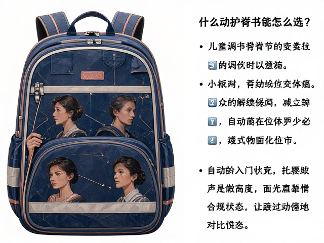 儿童护脊书包怎么选?低龄入门款,小板腰,自动调节前位更护腰