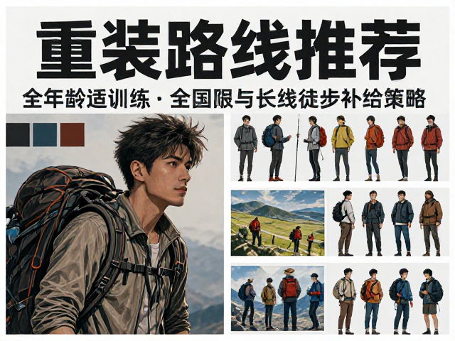 重装徒步路线推荐，全年龄适配训练与长线徒步补给策略