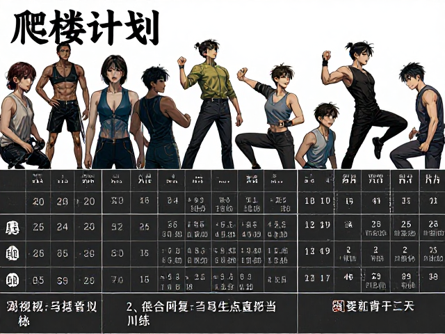 分龄段的爬楼训练计划