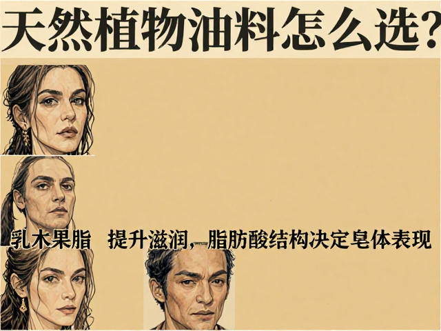 天然植物油料怎么选?乳木果脂提升滋润,脂肪酸结构决定皂体表现