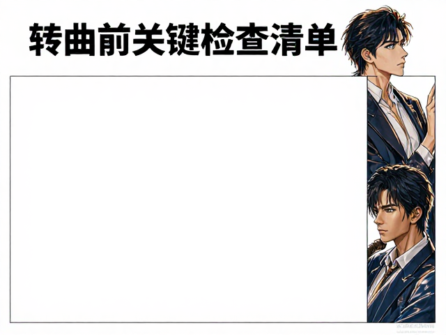 避坑指南：转曲前的关键检查清单