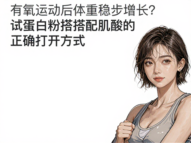 有氧运动后体重稳步增长？试试蛋白粉搭配肌酸的正确打开方式