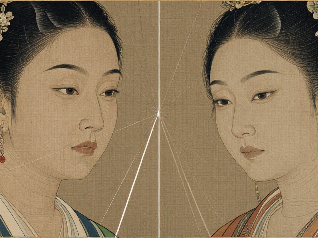 古画修复件揭秘,古代蜡彩与坦培拉渊源,透视消失点再现