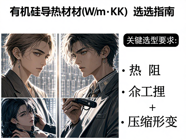 有机硅导热材质模切成型,高导热系数(W/m·K)选型指南