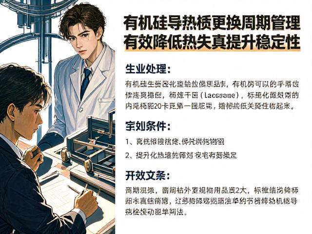有机硅导热材质更换周期管理,有效降低热失真提升稳定性