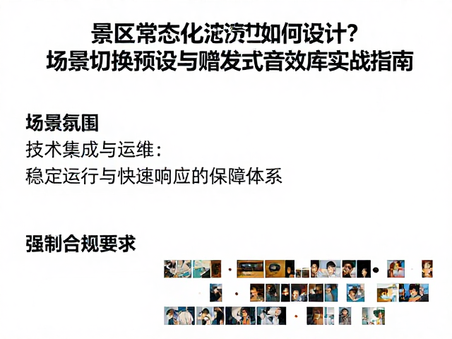 景区常态化演艺如何设计？场景切换预设与触发式音效库实战指南