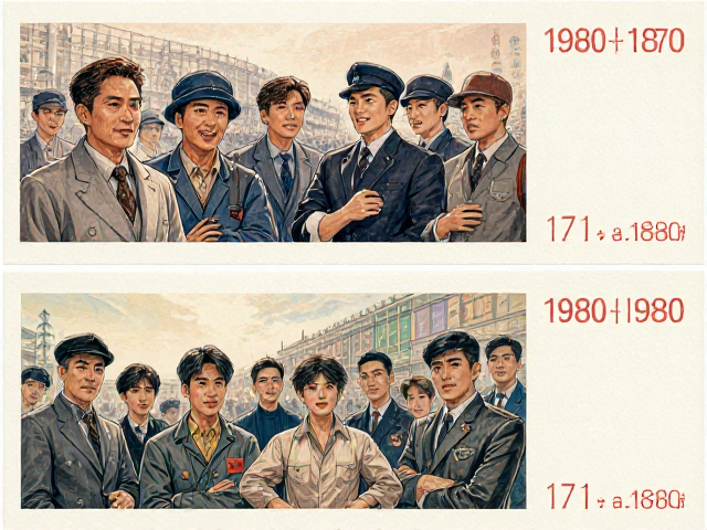 北京第三版普票1970-1980版别区分，工农兵群众图案详解