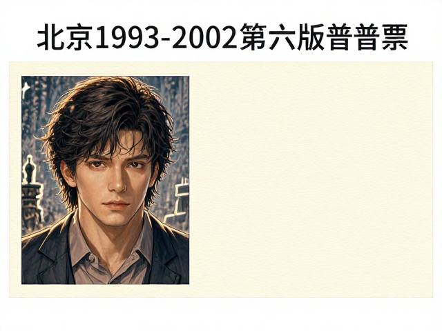 北京1993-2002第六版普票，测试票防氧化保存指南