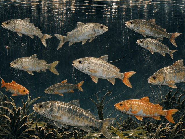 野生鱼虾减少？试试虚拟水族箱，模拟藻类啃食生态