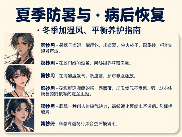 夏季防暑与病后恢复，冬季加湿通风平衡养护指南