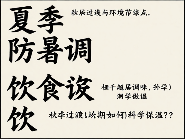 夏季防暑调饮食,秋季过渡期如何科学保温?
