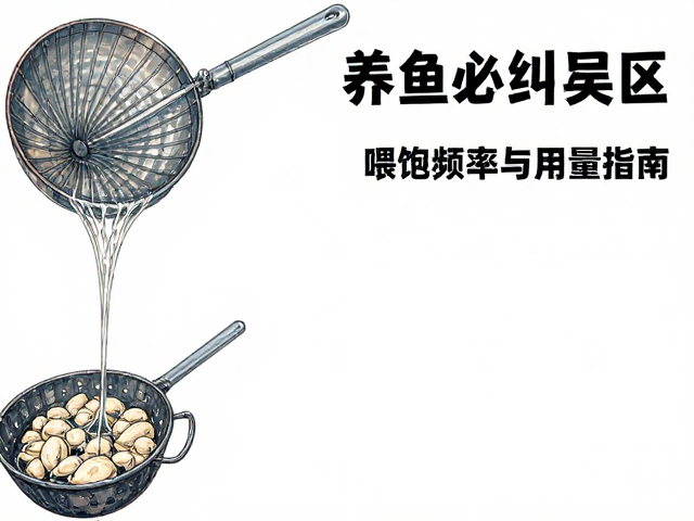 养鱼必纠误区，喂食频率与用量指南，专用捞网防应激实操