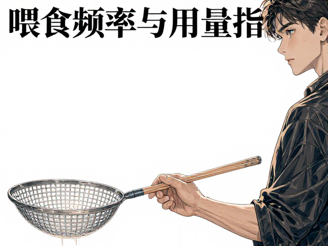 养鱼必纠误区，喂食频率与用量指南，专用捞网防应激实操