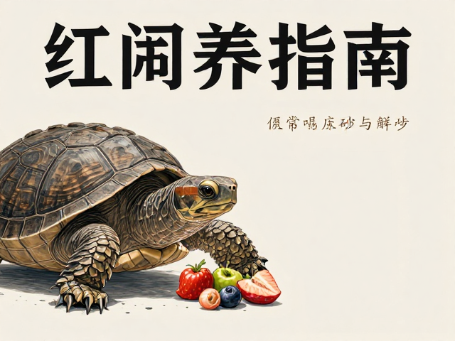 红面泥龟饲养指南,偶尔喂水果与底砂选择全解析