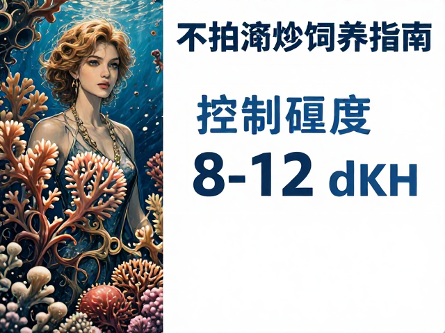 热带珊瑚礁饲养指南，控制硬度8-12 dKH与适宜盐度