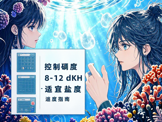 热带珊瑚礁饲养指南，控制硬度8-12 dKH与适宜盐度