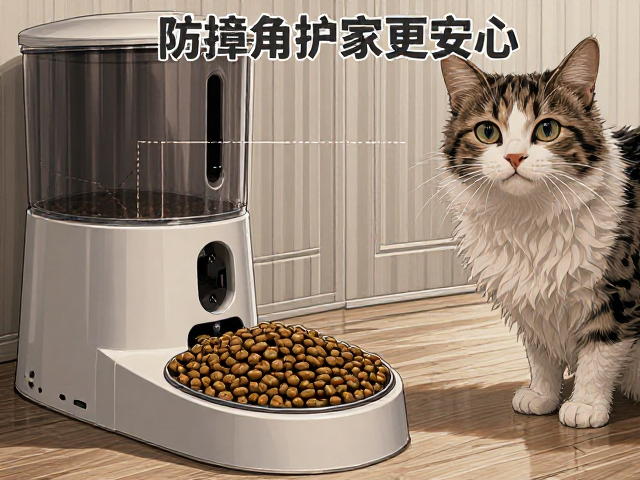 专用猫粮,定时喂食器搭配指南,防撞角护家更安心