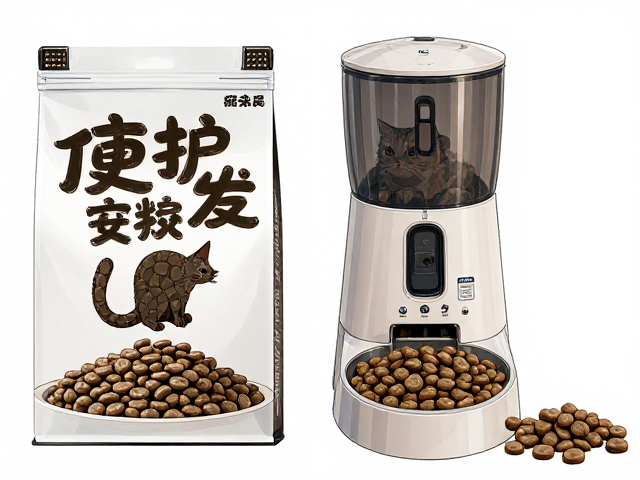 专用猫粮,定时喂食器搭配指南,防撞角护家更安心