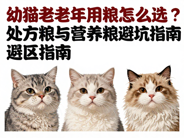 幼猫成猫老年猫专用粮怎么选?处方粮与营养粮避坑指南