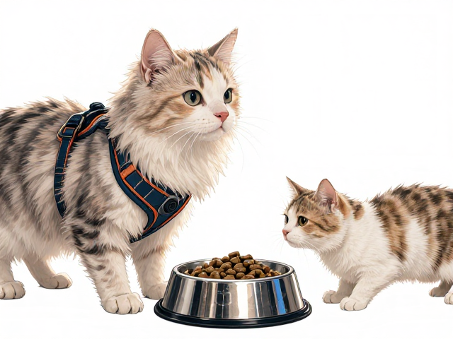 专用猫粮怎么选?搭配胸背带与不锈钢碗,打造科学养宠健康食谱