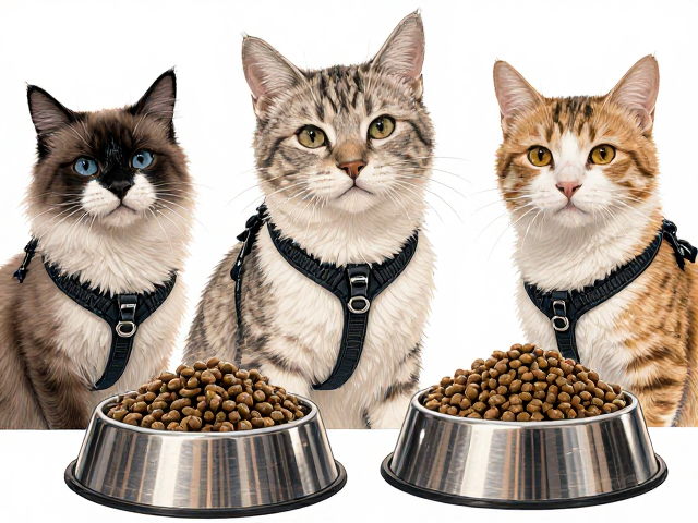 专用猫粮怎么选?搭配胸背带与不锈钢碗,打造科学养宠健康食谱