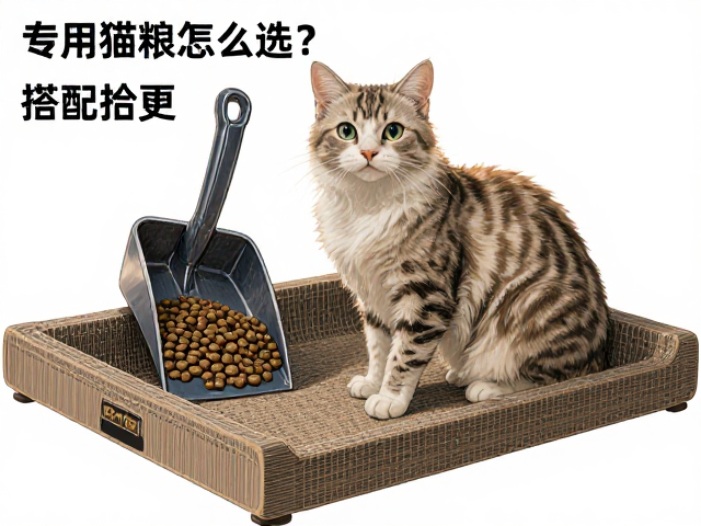 专用猫粮怎么选?搭配拾便铲与猫抓垫,打造科学养宠生活