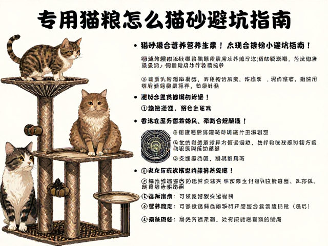 专用猫粮怎么选?猫树搭配与混合猫砂避坑指南